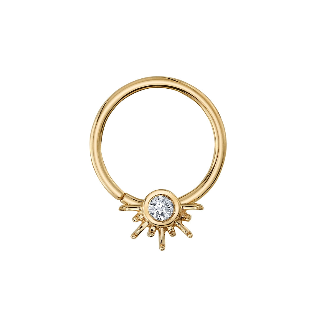 BVLA Live To Tell Diamond Gelbgold 1,0mm Seam Ring