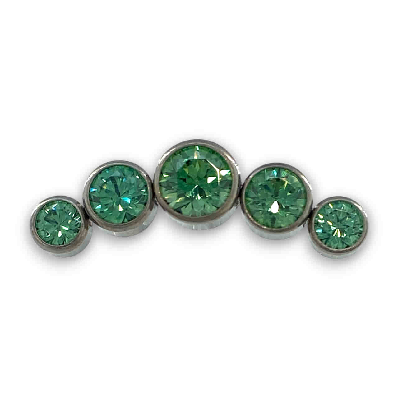 NeoMetal Cluster Titan 5 Gem Green Threadless