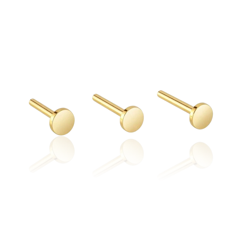 BVLA Labret 1.2 mm Gelbgold Threaded