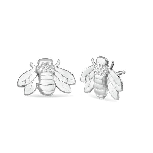 NorVoch Flying Bee Weißgold Threadless