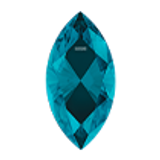 Anatometal Marquise Bezel London Blue Gelbgold Threadless