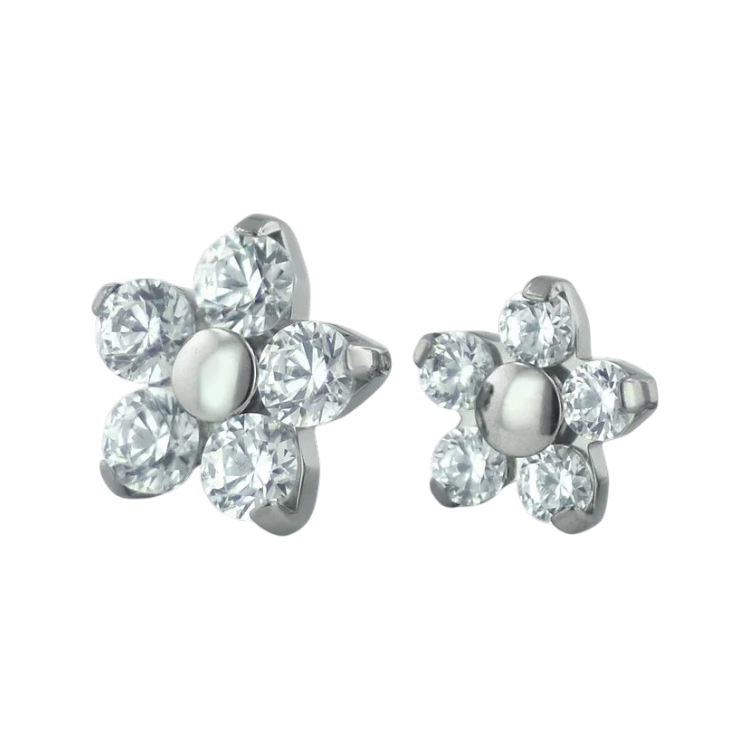 NeoMetal Titan Flower Aufsatz Crystal Threadless