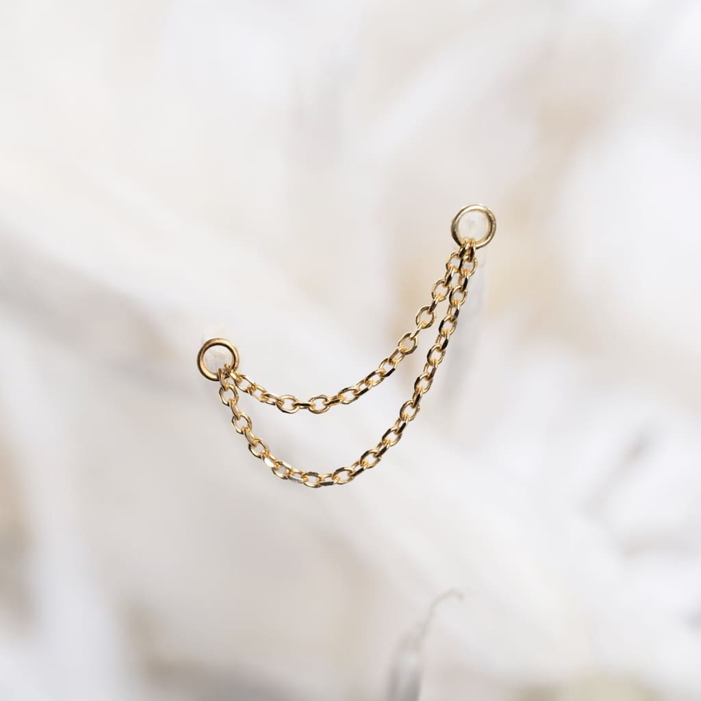 SevenFiveZero The Double Wolf 18k Gelbgold