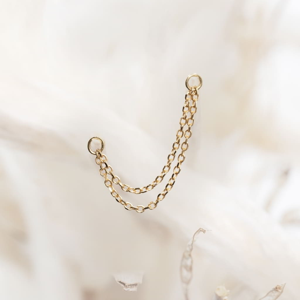 SevenFiveZero The Double Wolf 18k Gelbgold