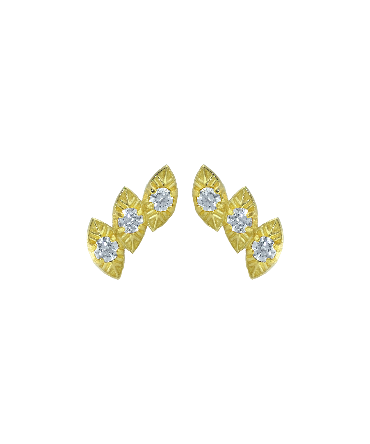 Anatometal Noble Fanfare Mini CZ Gelbgold Threadless