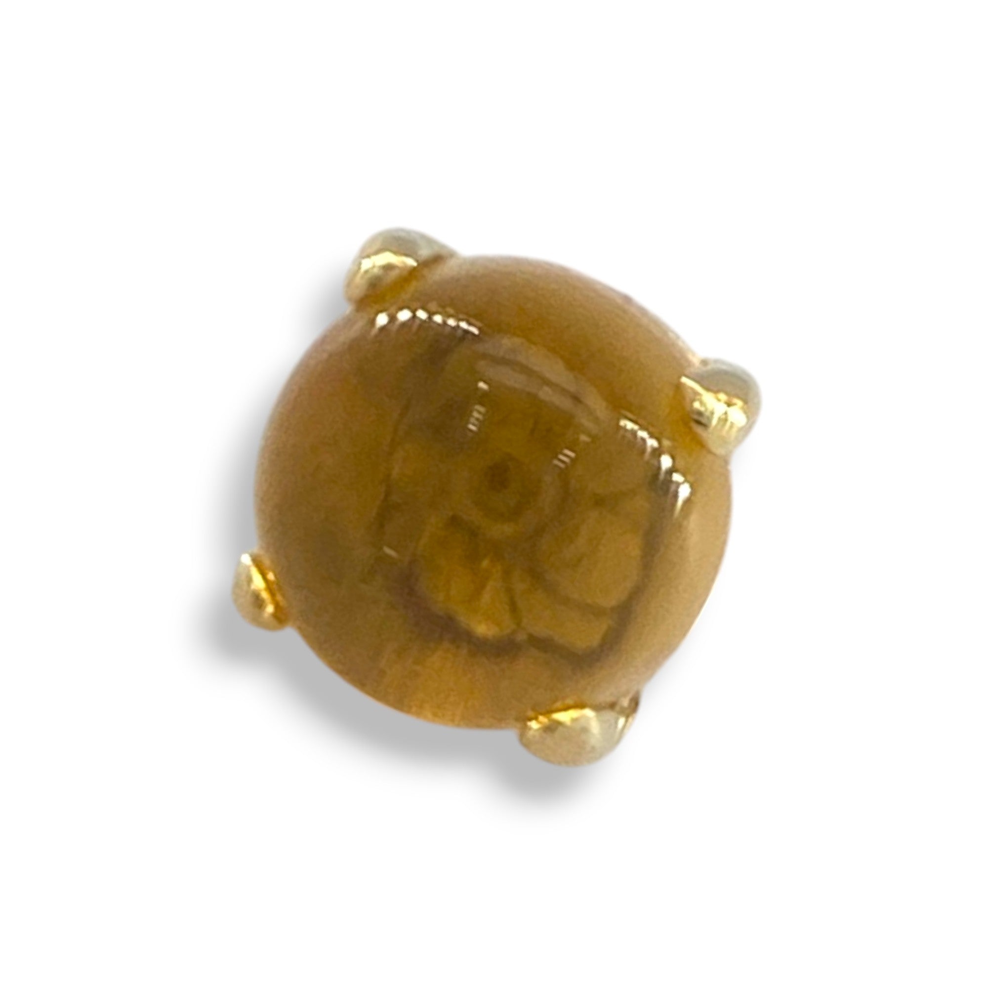 Anatometal Ziana Citrine Cab Gelbgold Threadless