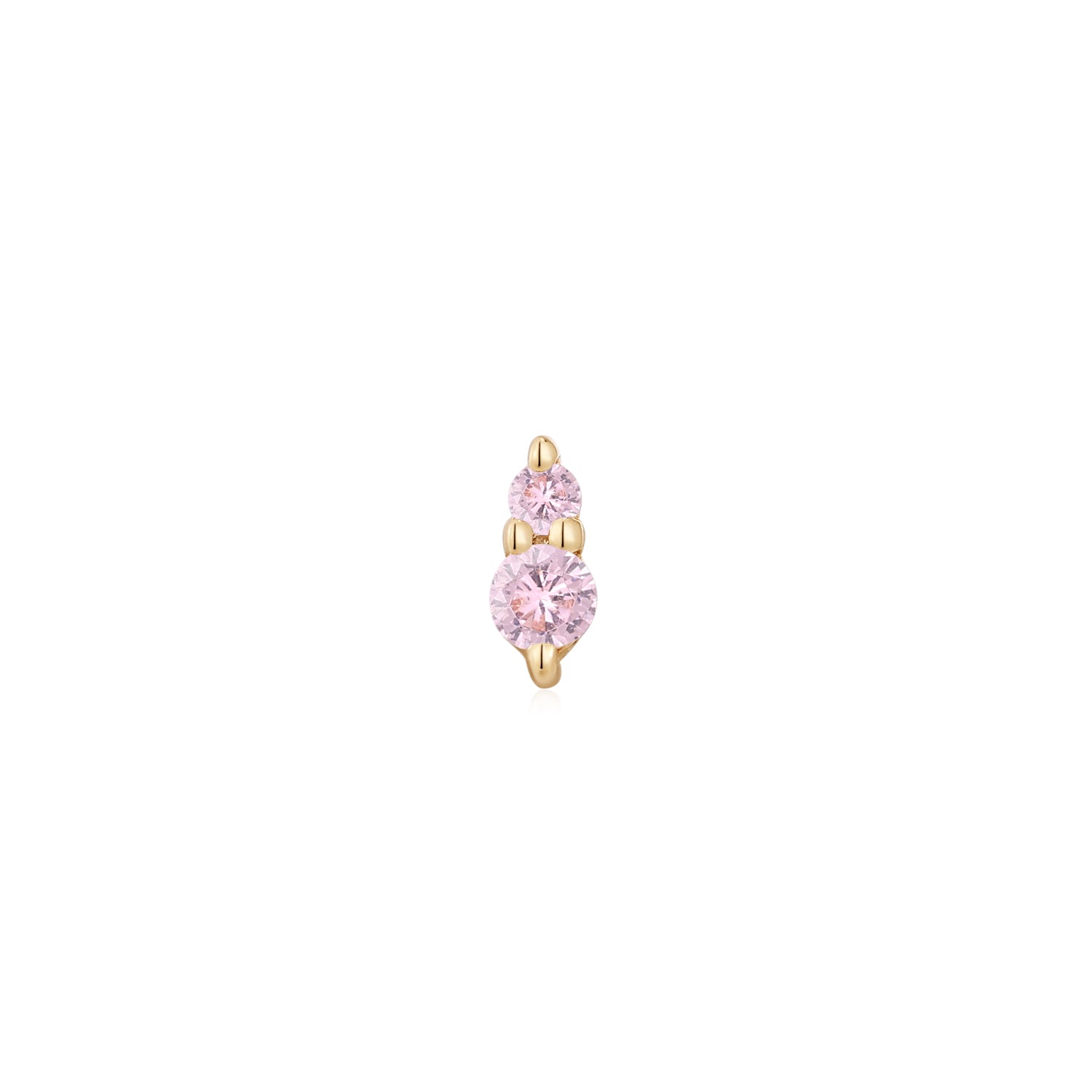 Ember Prim Light Pink CZ Threadless