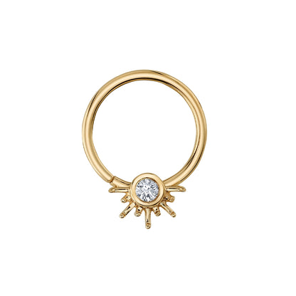 BVLA Live To Tell Diamond Gelbgold 1,0mm Seam Ring