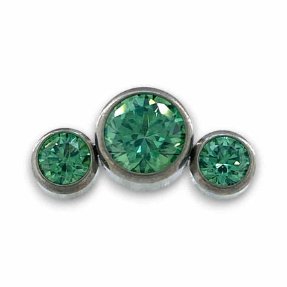 NeoMetal Cluster Titan 3 Gem Green Threadless