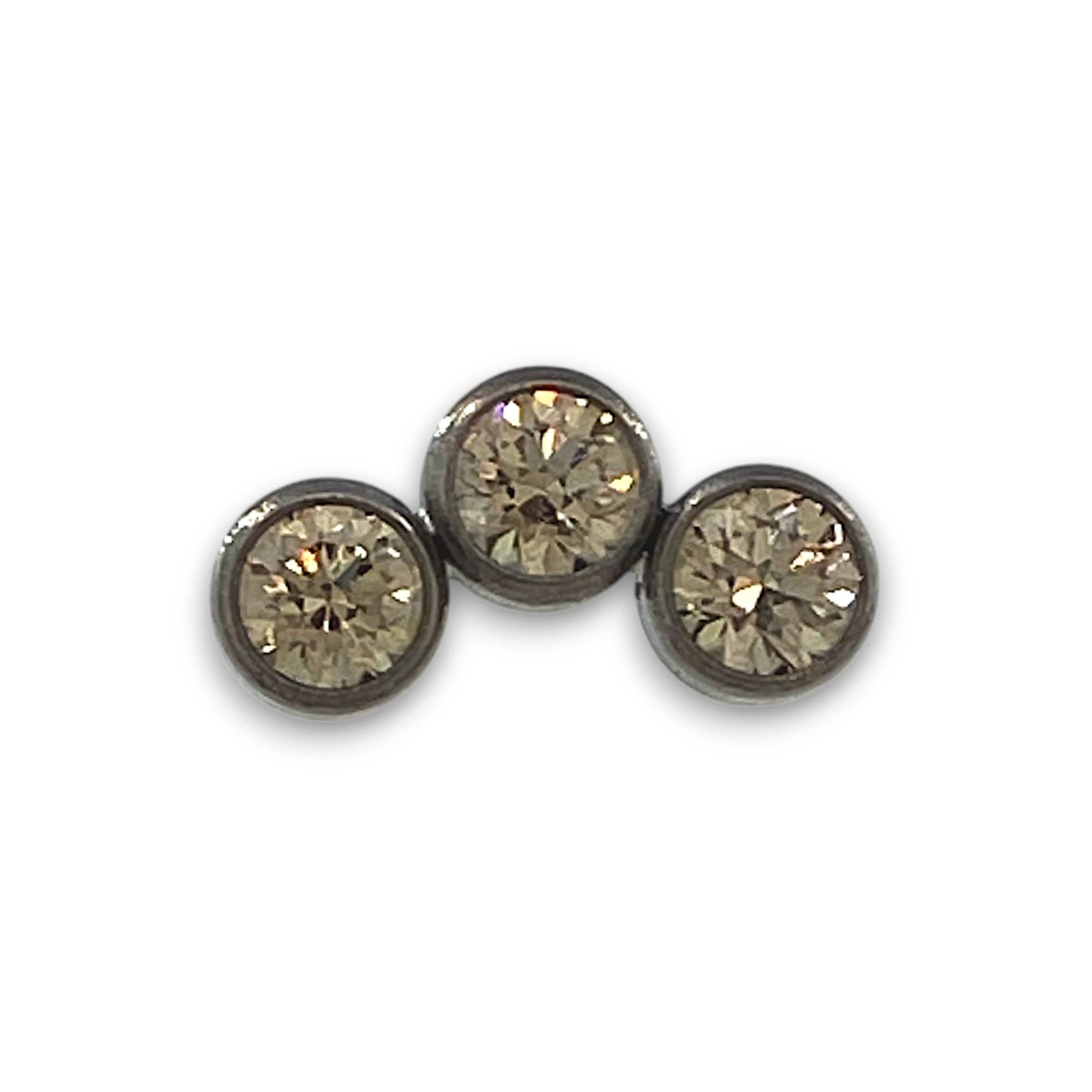 NeoMetal Titan Petit Cluster Bezel Set Champagner Threadless