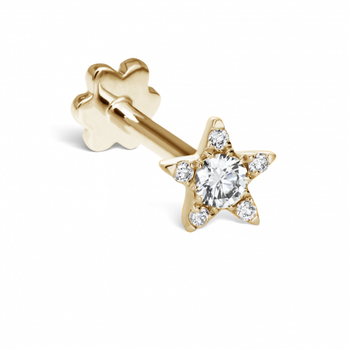 Diamond Star Gelbgold Stecker