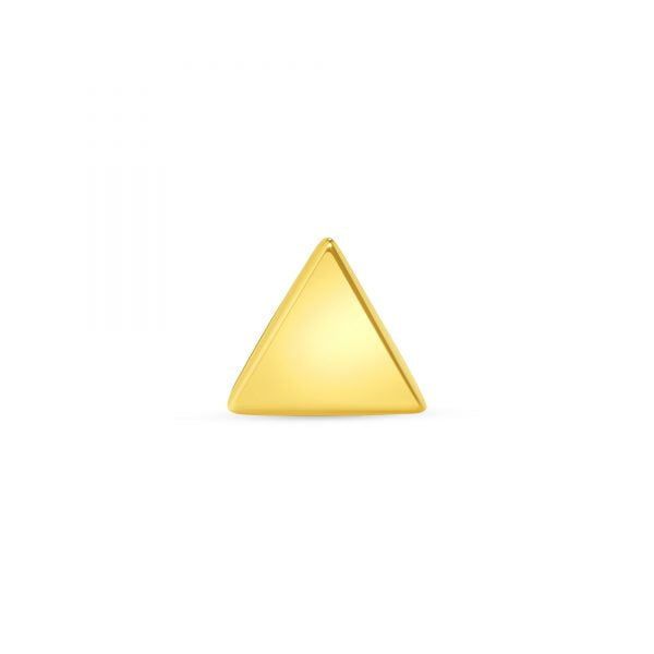 NorVoch Flat Triangle Gelbgold Threadless