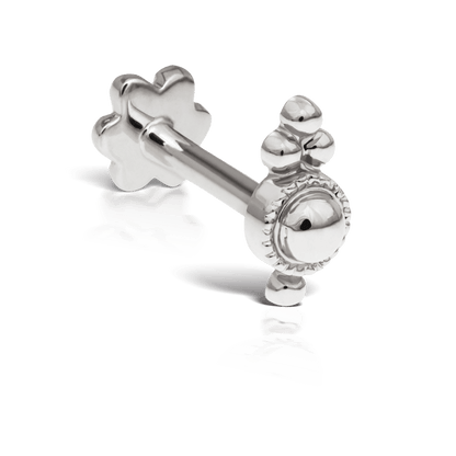 Four Ball Trinity Stecker Weißgold