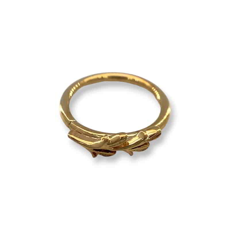 BVLA Amity Tiny Gelbgold Seamless Ring