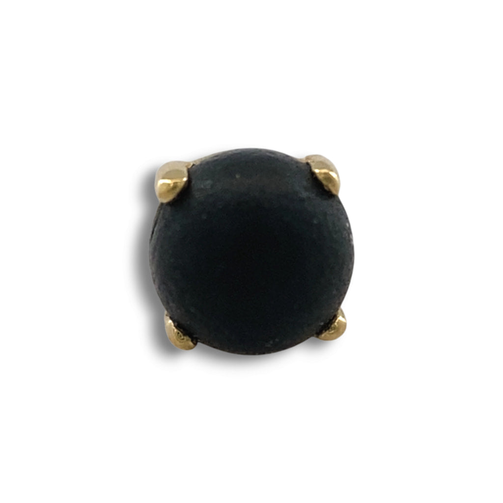Anatometal Ziana Sandblasted Onyx Threadless