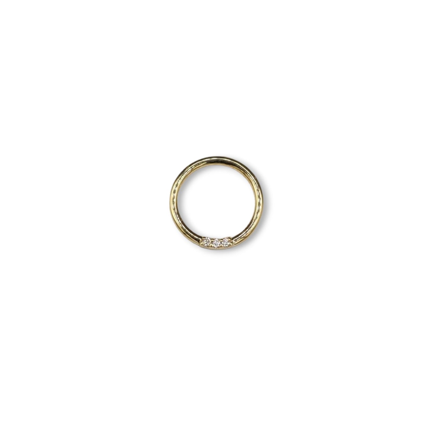 BVLA 3 Diamond Seamless Ring 1.2 x 9,5 Gelbgold