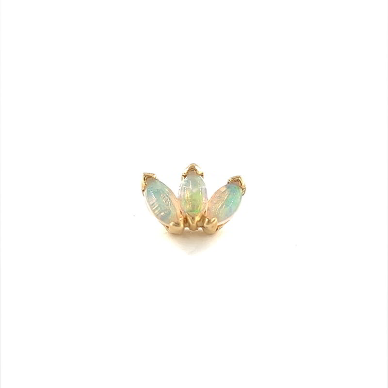 BVLA Marquise Fan Opal Threaded