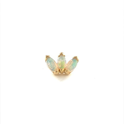 BVLA Marquise Fan Opal Threaded