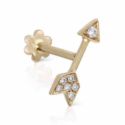 Diamond Arrow Gelbgold Stecker