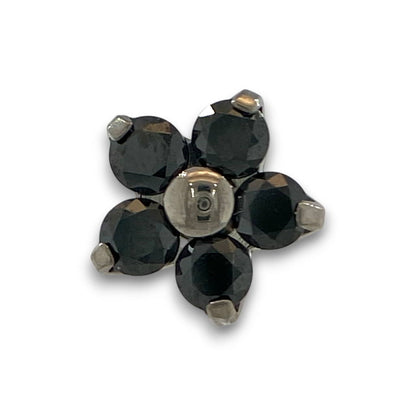 NeoMetal Titan Flower Aufsatz Black Threadless