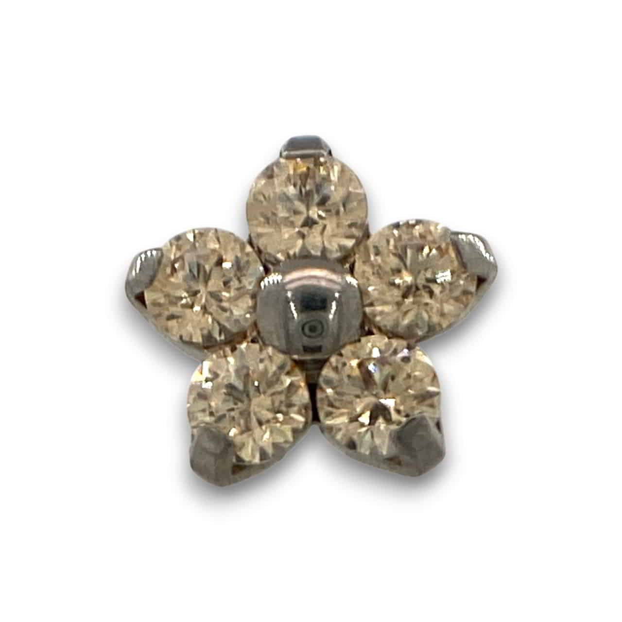 NeoMetal Titan Flower Aufsatz Champagner Threadless