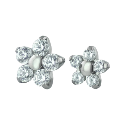 NeoMetal Titan Flower Aufsatz Crystal Threadless