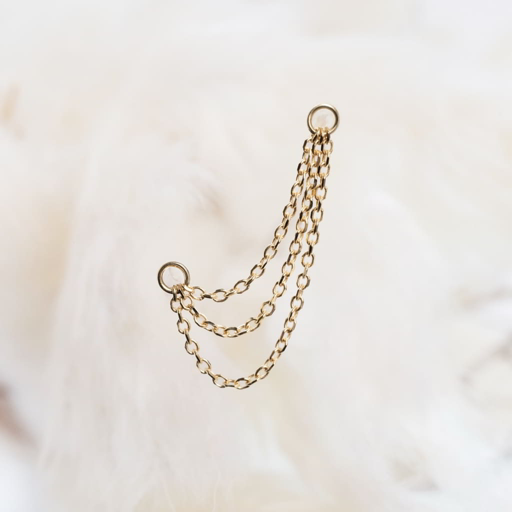 SevenFiveZero The Triple Wolf 18k Gelbgold