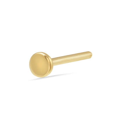 NorVoch Threadless Labret 1,0 mm Gelbgold