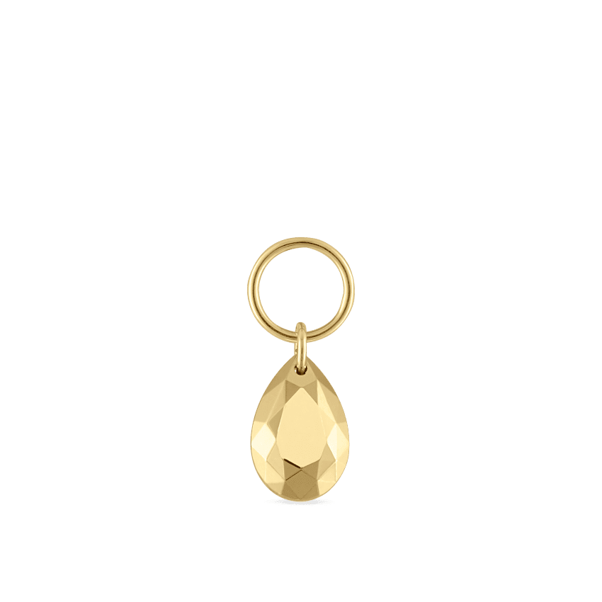 Maria Tash Faceted Gelbgold Pear 5,5 mm Charm