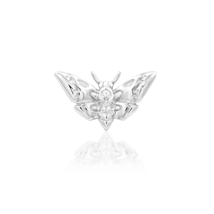 Junipurr Deaths-Head-Moth Weißgold Threadless