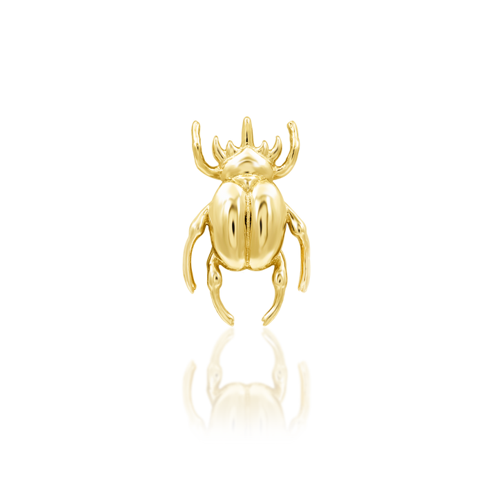 Junipurr Rhino Beetle Gelbgold Threadless