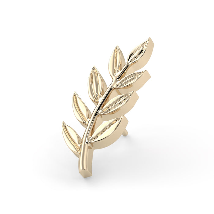 Athena Olive Branch Gelbgold Threadless