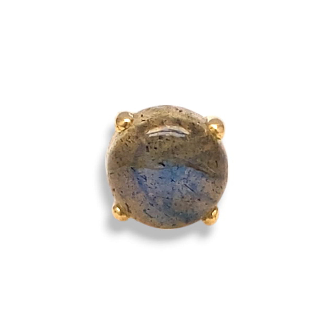 Anatometal Ziana Labradorit Cab Gelbgold Threadless