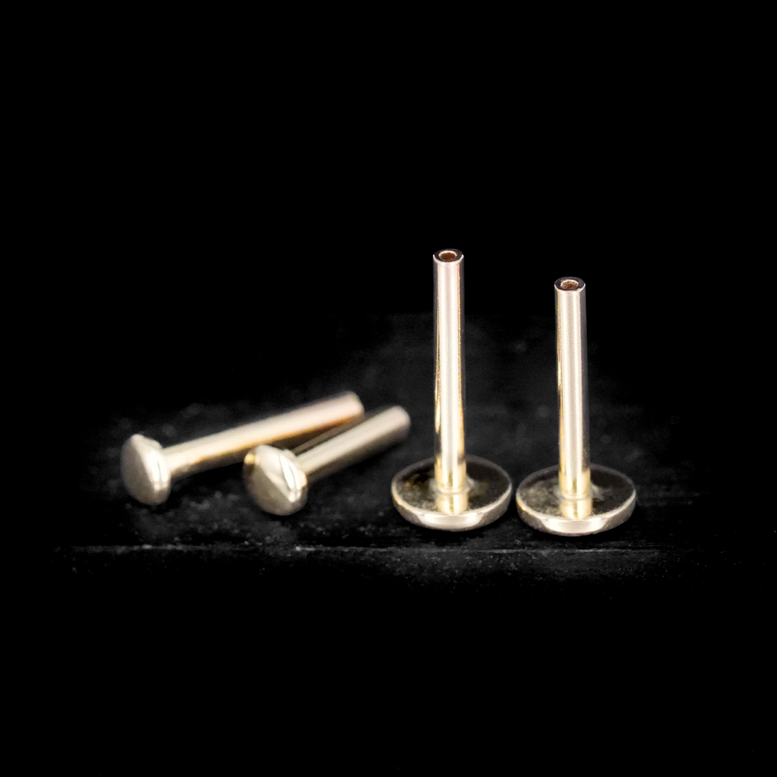 Regalia Labret Gelbgold 1,0mm Threadless