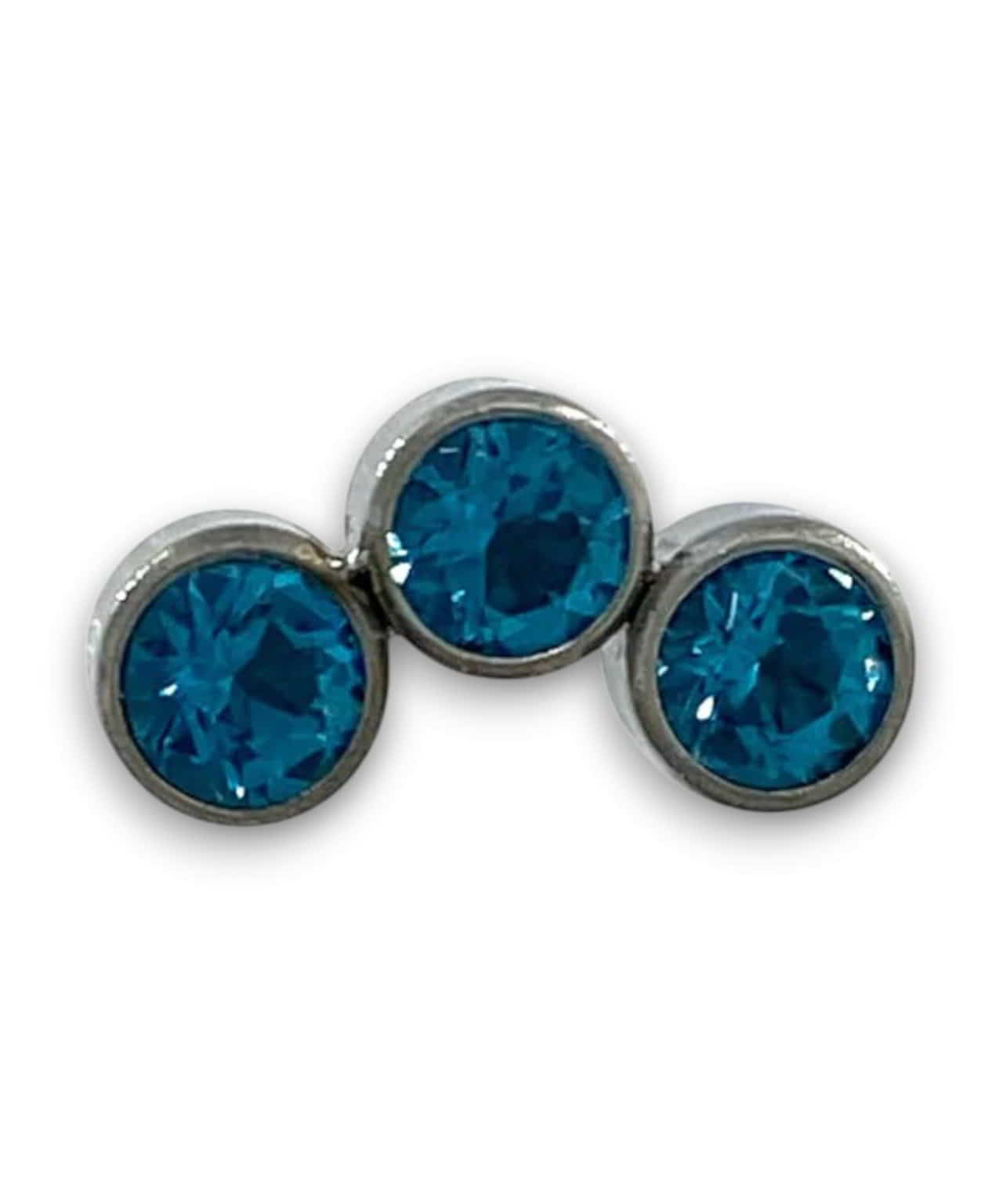 NeoMetal Titan Petit Cluster Bezel Set London Blue Threadless