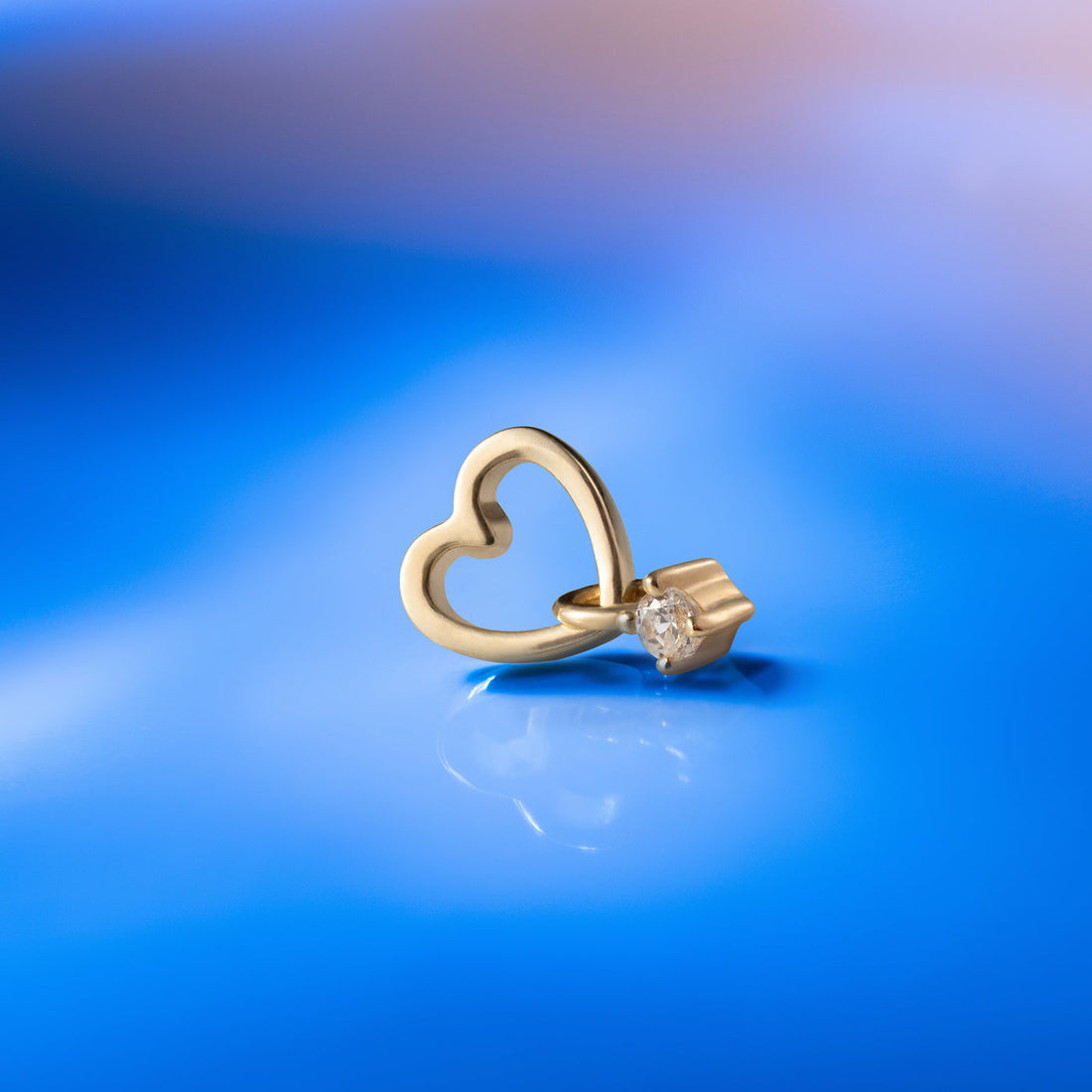 Ember Love it CZ Gelbgold Threadless