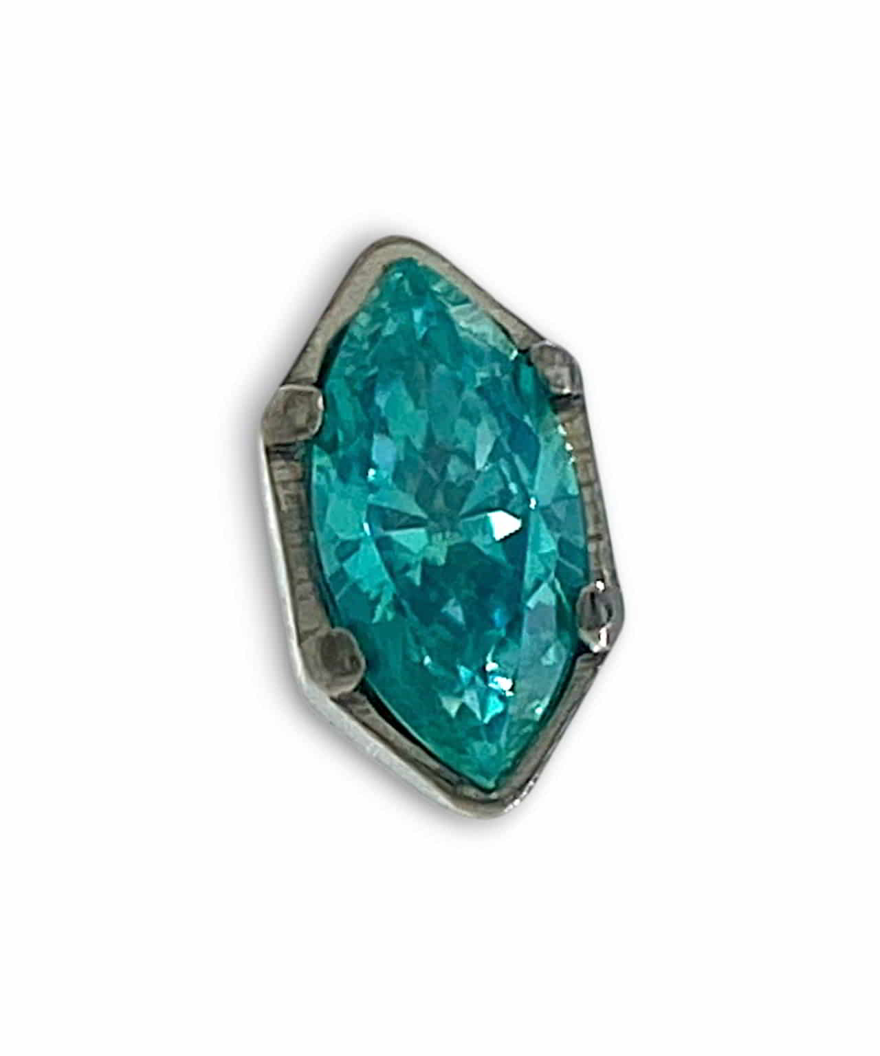 NeoMetal Titan Marquise Cut Prong Mint Green Threadless