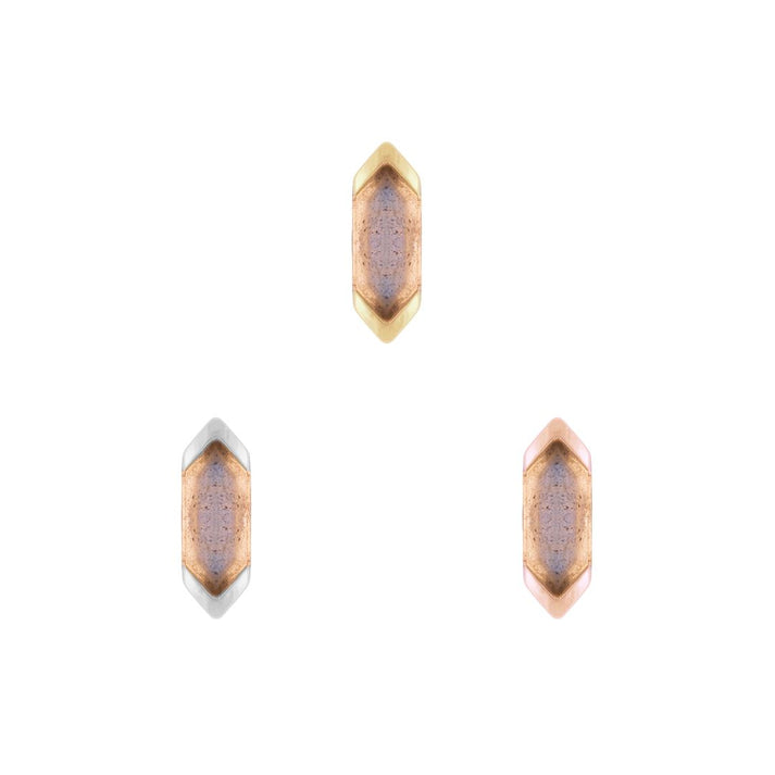 Buddha Mystic Labradorite Gelbgold Threadless