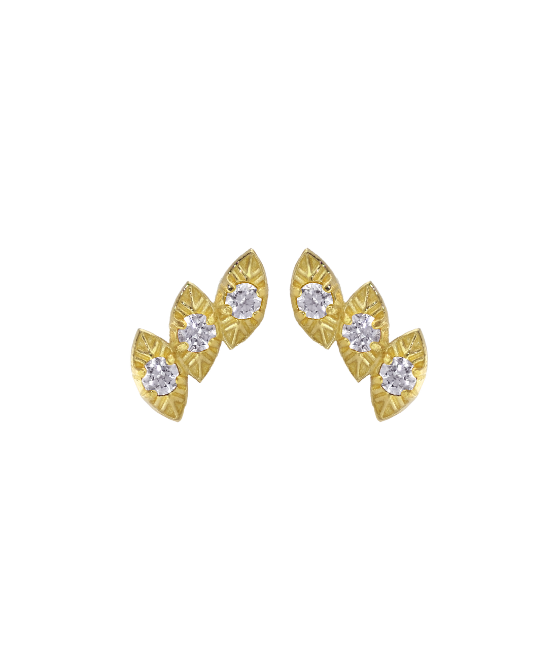 Anatometal Noble Fanfare CZ Gelbgold Threadless