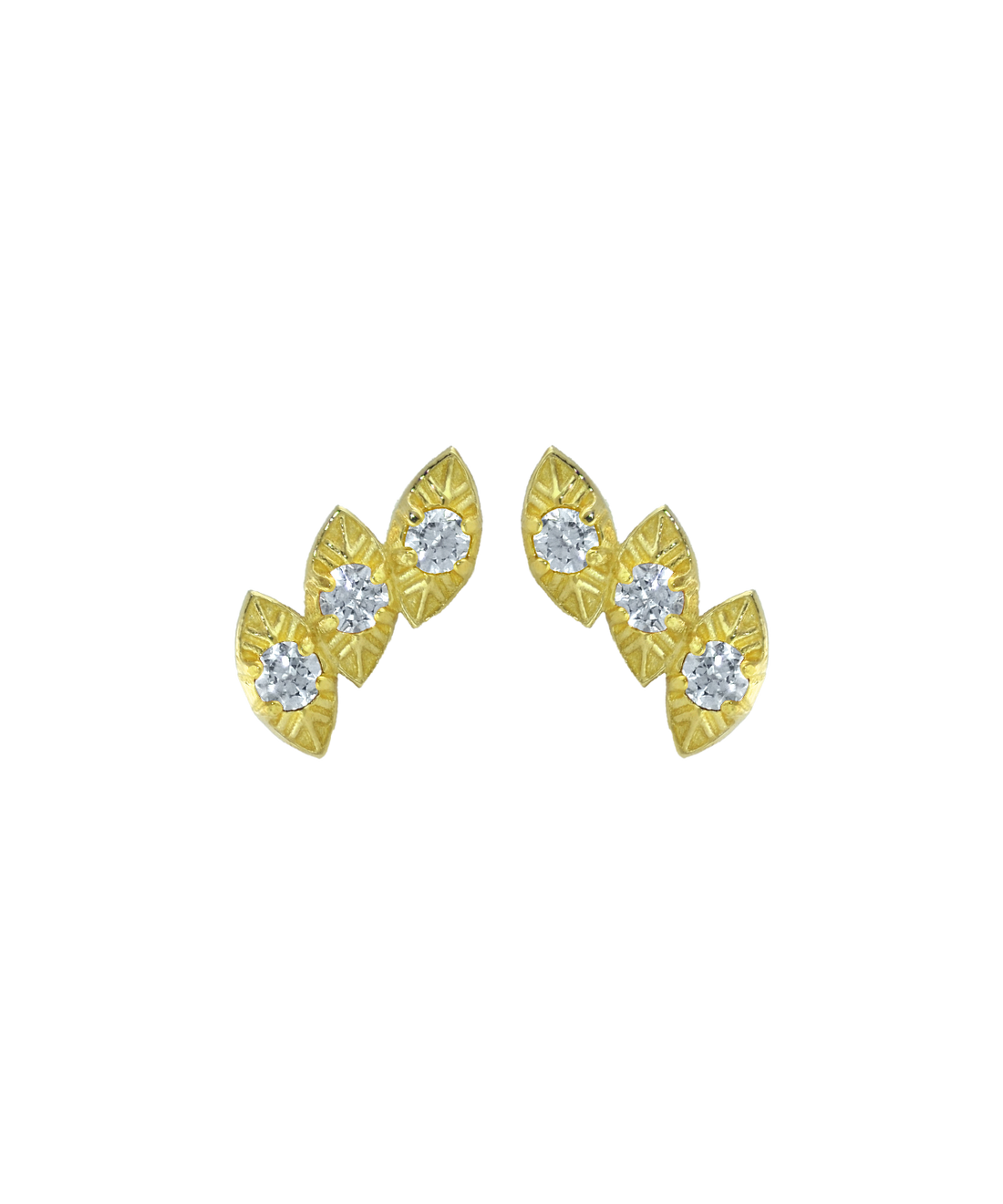 Anatometal Noble Fanfare CZ Gelbgold Threadless