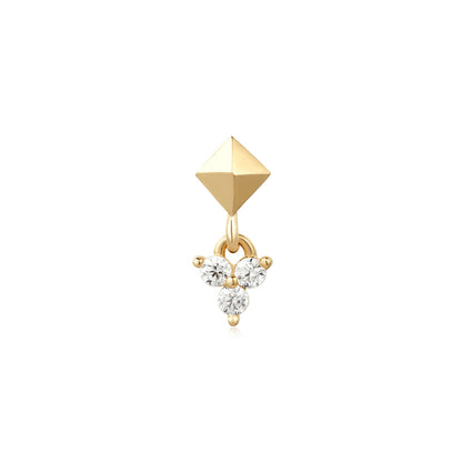 Ember Posh CZ Gelbgold Threadless