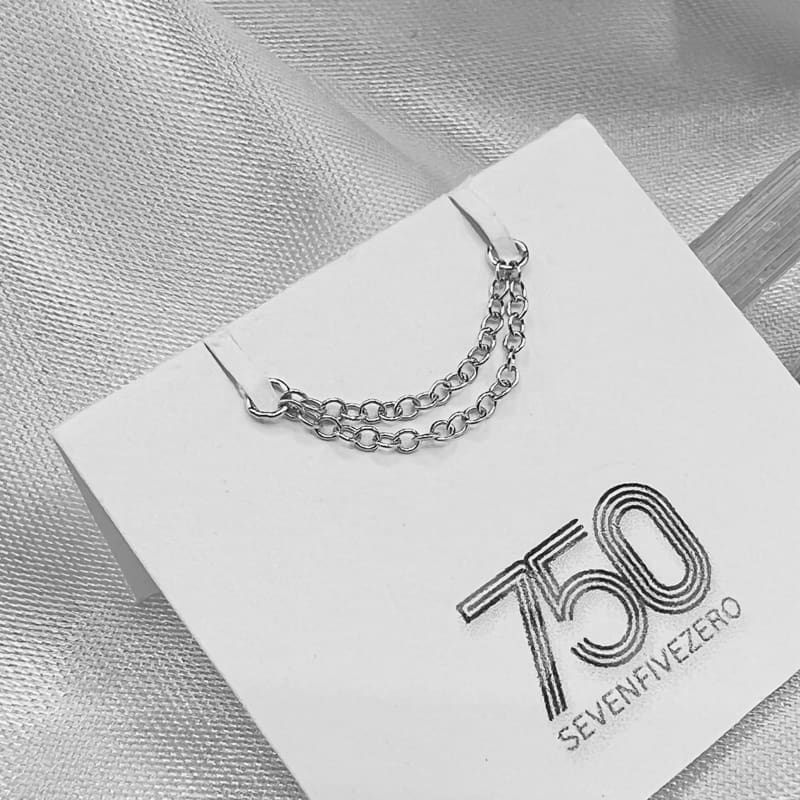 SevenFiveZero The Double Deer 18k Weißgold