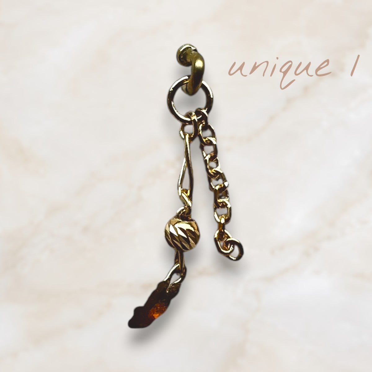 SevenFiveZero The Firefly Tassel – Unikat-Tassels – 18k Gelbgold