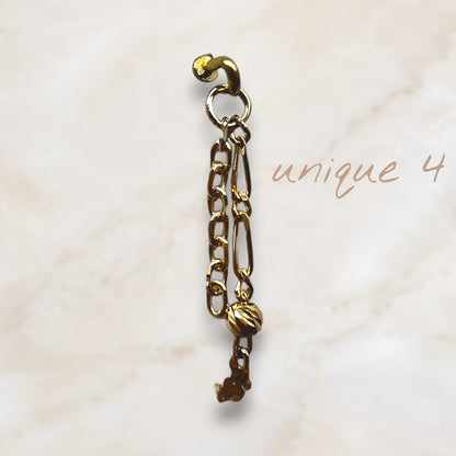 SevenFiveZero The Firefly Tassel – Unikat-Tassels – 18k Gelbgold