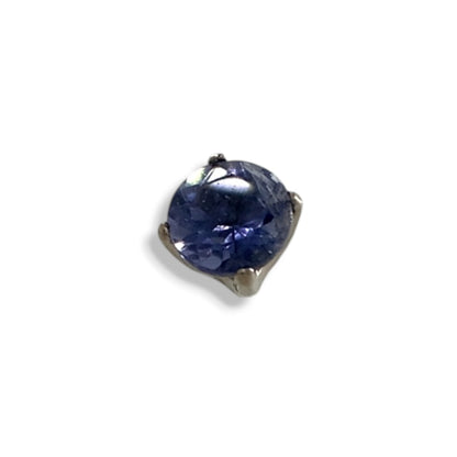 Anatometal Tiffany Weißgold Iolite 3mm Threadless