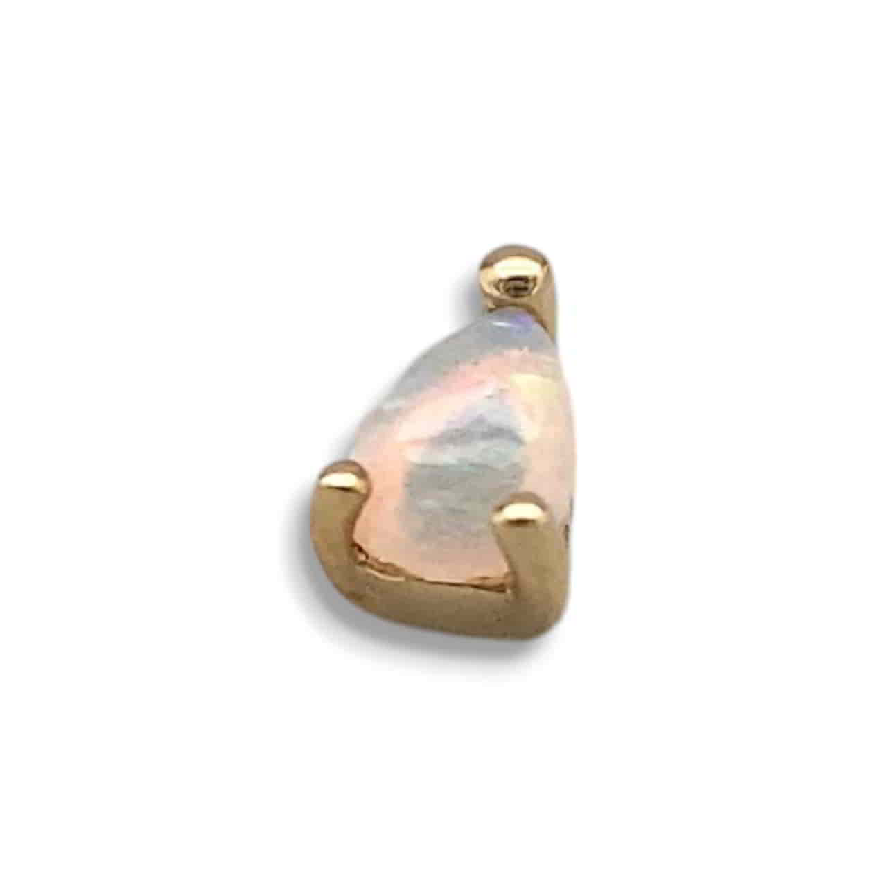 Trista Opal Solitaire Gelbgold Threadless