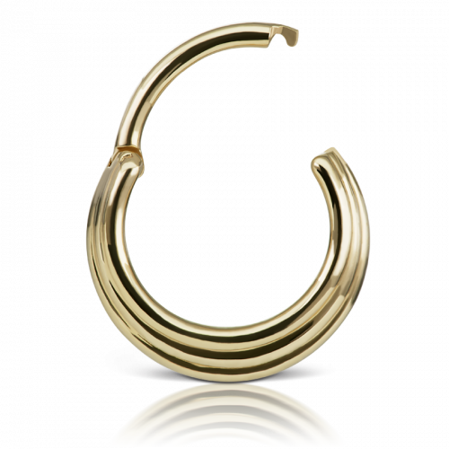 Maria Tash Hiranya Clicker 9.5mm Gelbgold