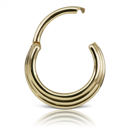 Maria Tash Hiranya Clicker 9.5mm Gelbgold