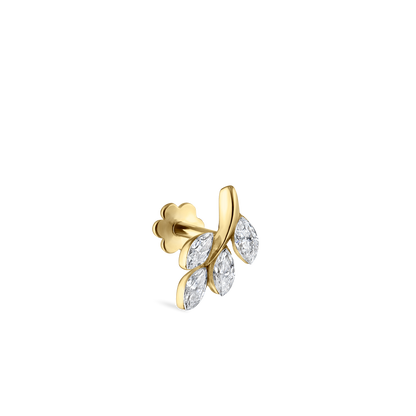Maria Tash Diamond Vine Stecker Gelbgold